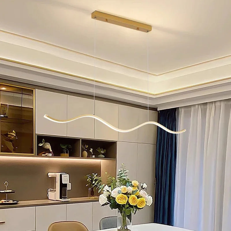 Nordic Style Minimalism Led Pendant Lights for For Living Dining Room Coffee Tables Kitchen Chandelier Home Decor Light Fixture
