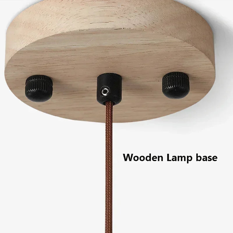 Modern Natural Stone LED Pendant Light Nordic Retro Travertine Chandelier for Dining Room Beside Home Decor Light Fixtures