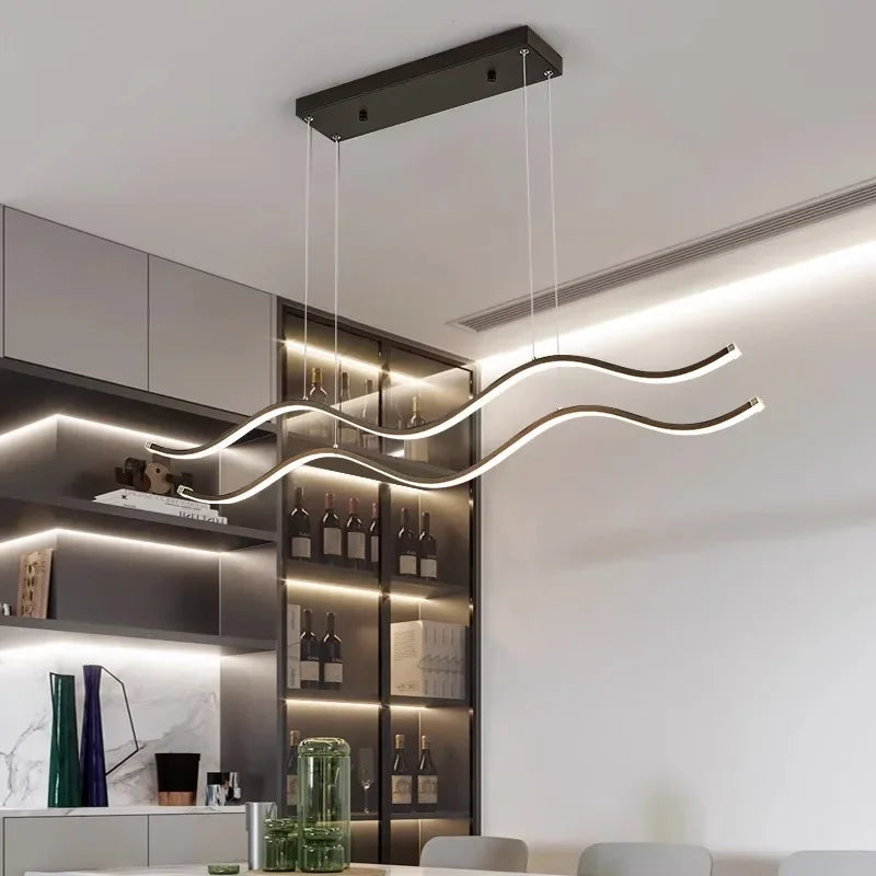 Nordic Style Minimalism Led Pendant Lights for For Living Dining Room Coffee Tables Kitchen Chandelier Home Decor Light Fixture