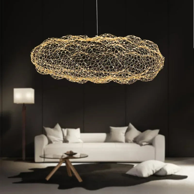 Danish Designer Art Decor Hollow Cloud Pendant Lights