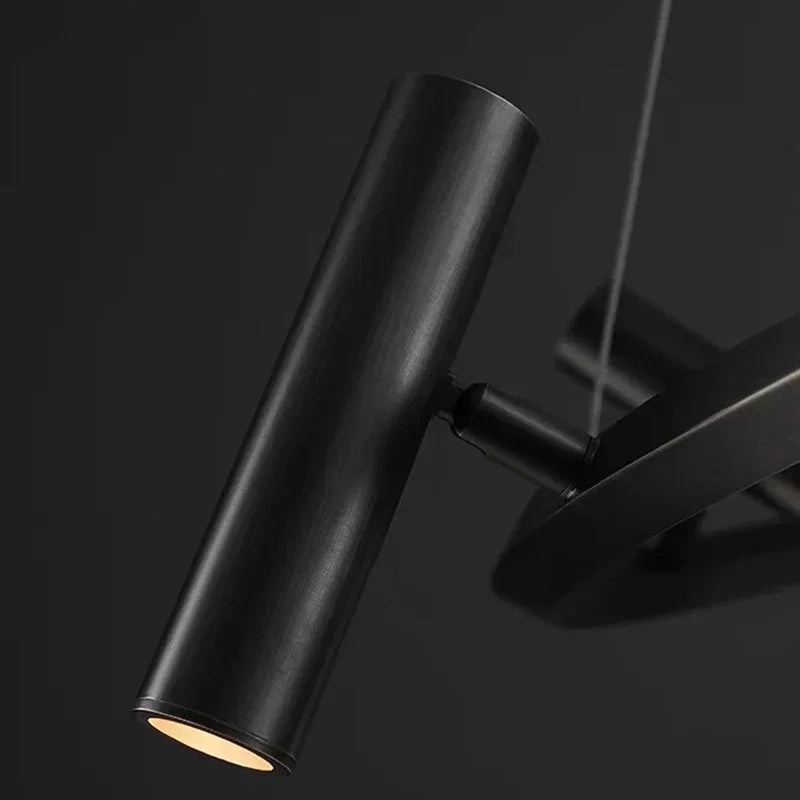 Minimalist Chandelier Metal Suspension Light Fixtures