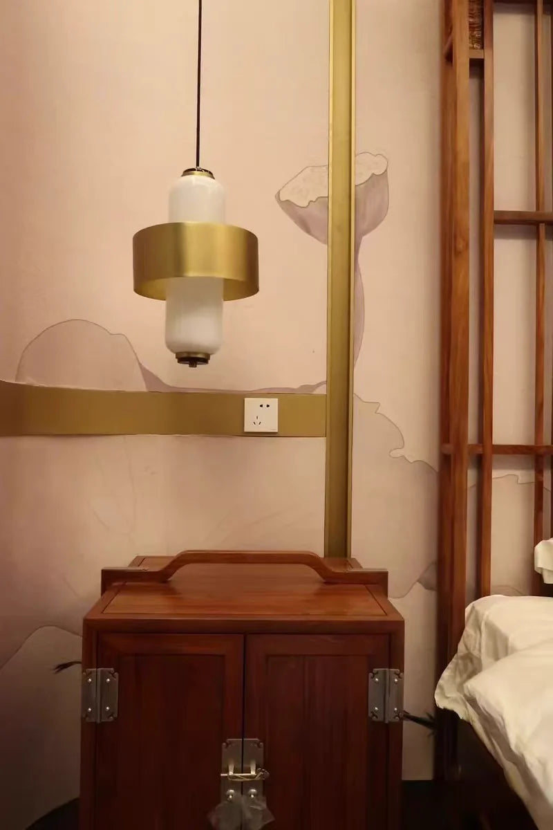 Melrose Glass Brass Pendant Light For Dining Kitchen Table Bedrooms Glass Led Hanging Chandelier Medieval Style Pendant Lamp