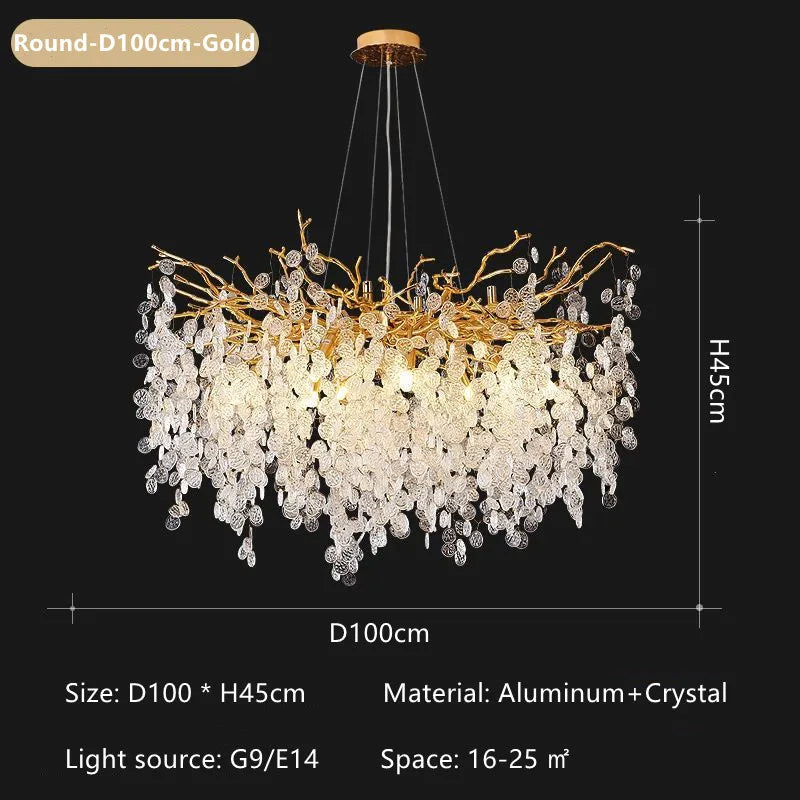 Nordic Industrial Modern Chandeliers for Living Room Dinning Hotel Hall Tree Branch Pendant Lamps Indoor Lighting Lustre Fixture