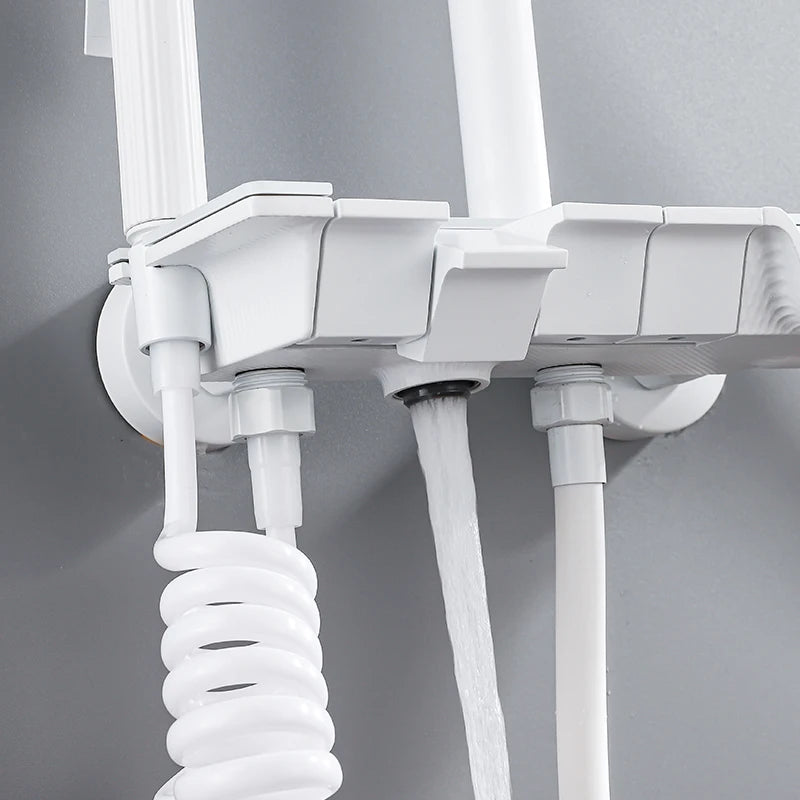 OXG Shower Faucet Bathroom Rain Shower Faucet Set With Digital Display,Rain Shower Column,Bidet Faucet 25C/30CM Watering Can