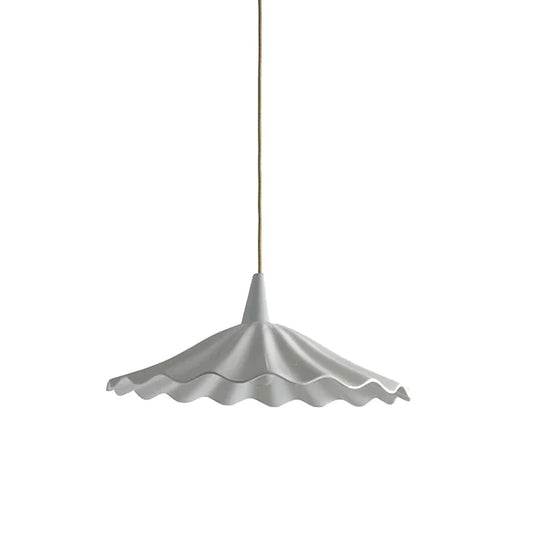 30cm Japanese Style White Ceramic LED Pendant Lights