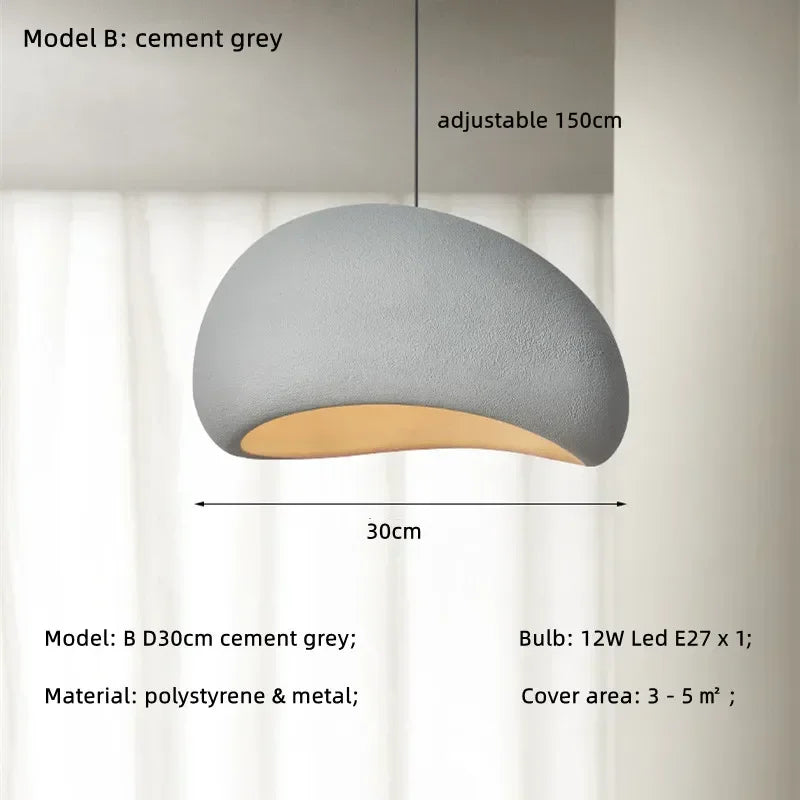 Minimalism Wabi-Sabi LED Pendant Lights