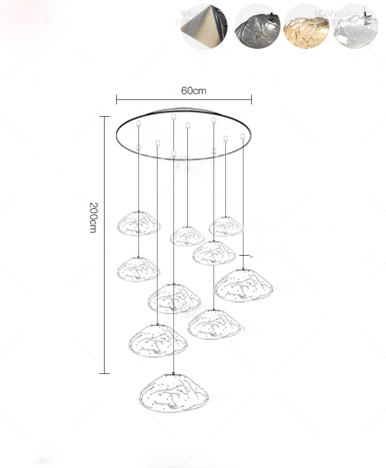 Nordic home decor Chandeliers for dining room lustre pendant lights hanging lamps for ceiling Light fixture indoor lighting