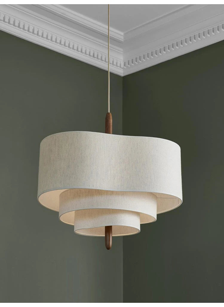 Wabi Sabi Led Ceiling Chandelier Japan Cloth Ceiling Lamp Living Room Kitchen Island Pendant Lights Home Decorations Lustre