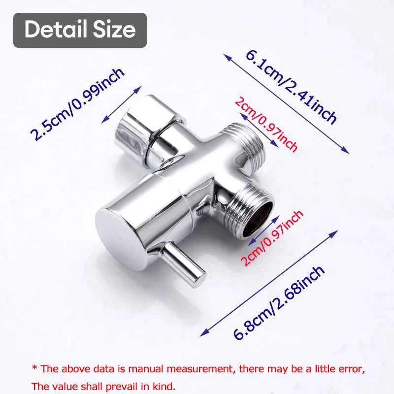 Baokemo 3-function Handheld Shower with Stainless Steel Angle Adjustable Extension Arm, 8-inch/10 Inch Square Top Sprayer Shower