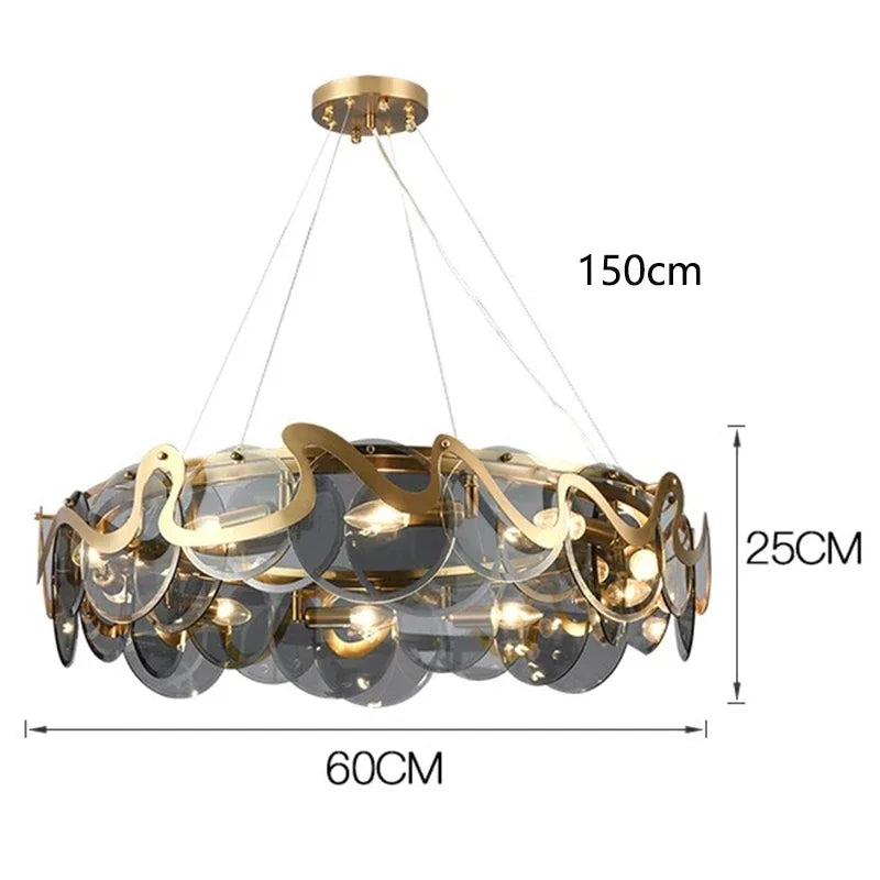 New Modern Remote Control Chandeliers