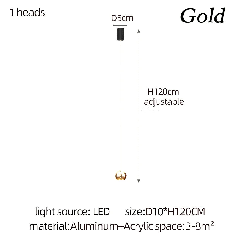 Pendent Lamp Stairs Chandelier lighting Living room Modern Pendant Lights for Kitchen Island Lustre stairs Hanging Ceiling Lamp