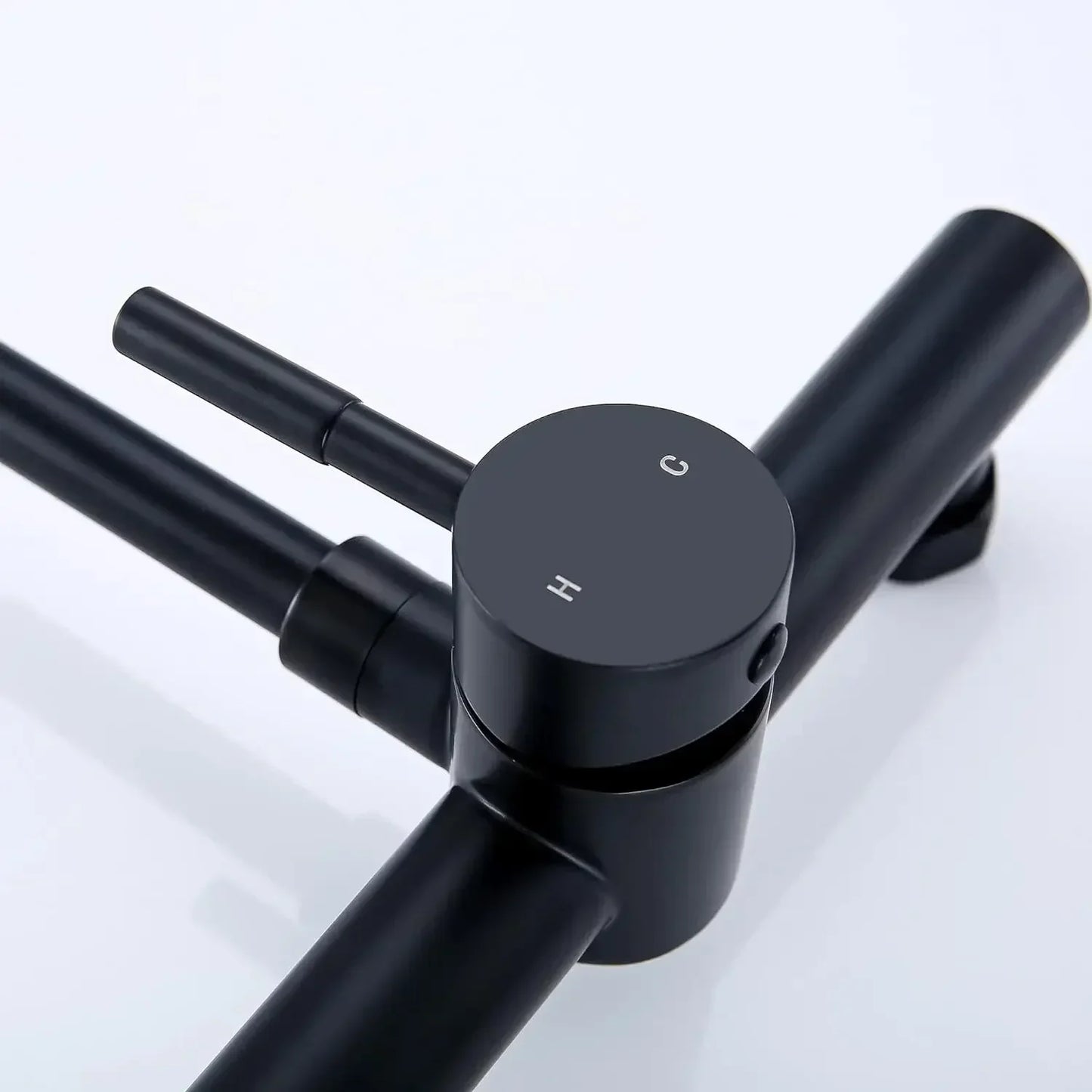 Kitchen Faucet Hot and Cold Water Household Wall Mounted Tap Bathroom Faucet Shower Faucet Bathroom Accessories