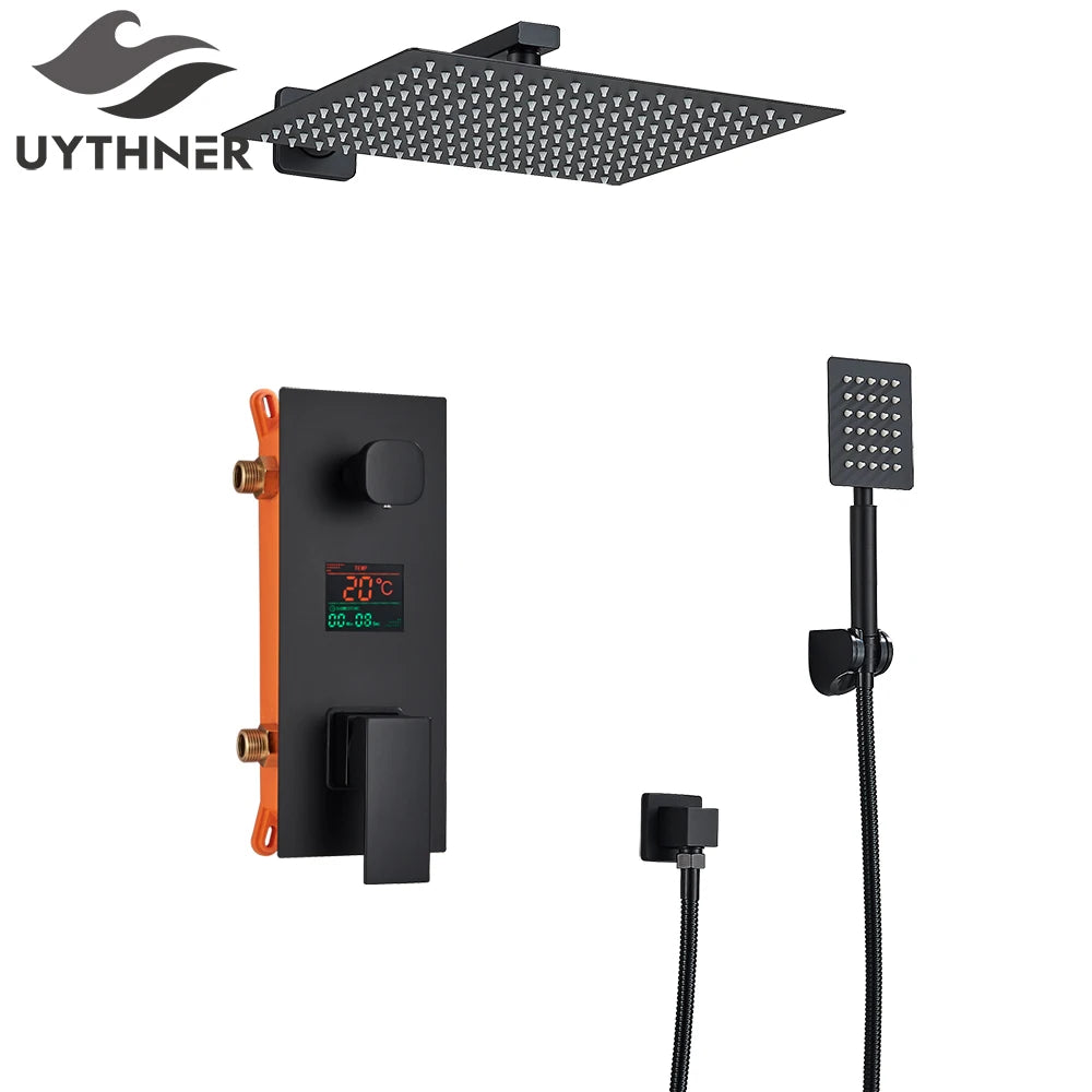 Promotion Shower Faucet Floor Mounted Bathtub Faucet Wall Bath Shower Set Ship From Brazil / EU /CA/MX Warehouse