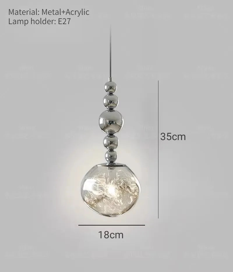 Modern Luxury Decor Pendant Lights Restaurant Bedroom Bathroom Ceiling Pendant Lamp Lava Personalized Lighting Suspension Design
