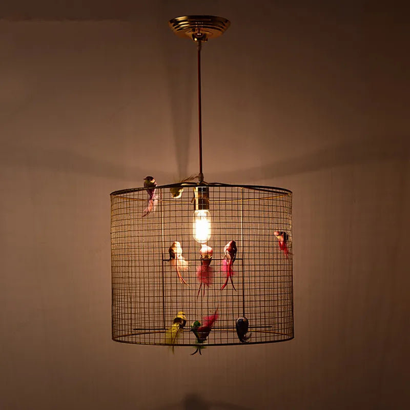 Pendant Lamp Creative Bird Cage Light