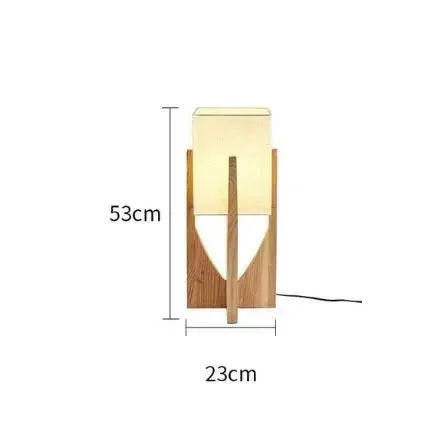 Nordic Designer Floor Lamps Solid Wooden Luminarias