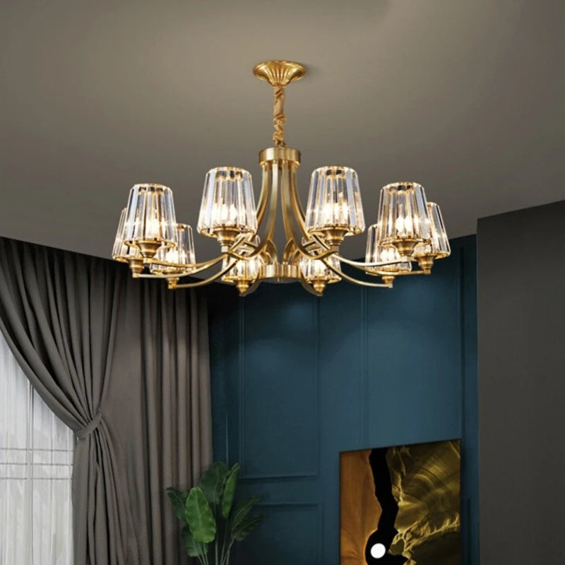 home decorationPendant lights, luxury crystal living room chandelier, dining room Pendant lamp, ceiling light, indoor lighting