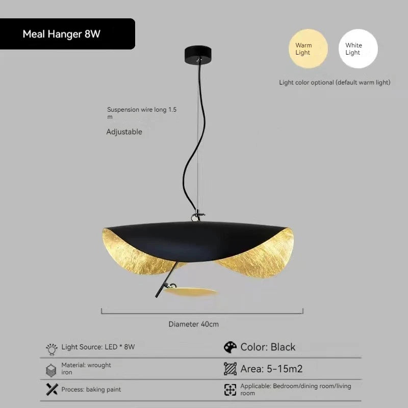 Modern Curved Surface Chandelier