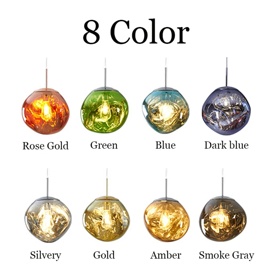 Nordic Lava Lamp LED Pendant Lights Modern Light PVC Lighting Living Room Indoor Decor Home Fixtures Loft Kitchen Hanging Lamp