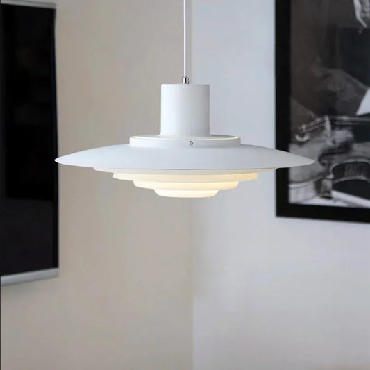 Danish Multi-Layer Flying Saucer Pendant Light
