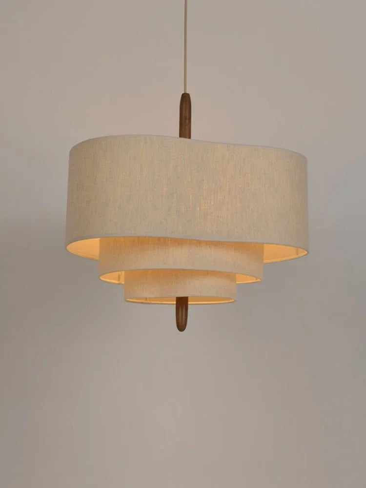 Margin Pendant Japanese Linen Cloth Lamp