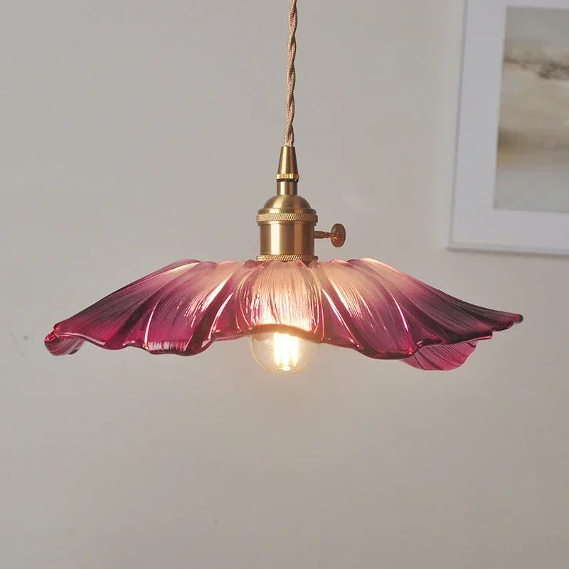 Nordic Creative Restaurant Flower Small Chandelier Modern Simple Porch Coffee Bedroom Bed Bar Room Decoration Light Fixture