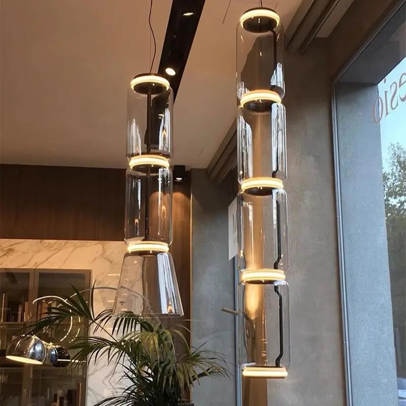 Modern LED Glass Pendant Lamp
