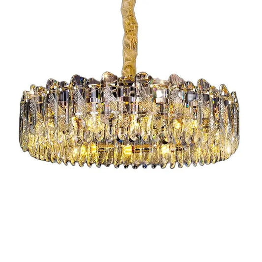 Modern 2-Tier Luxury Crystal Chandelier