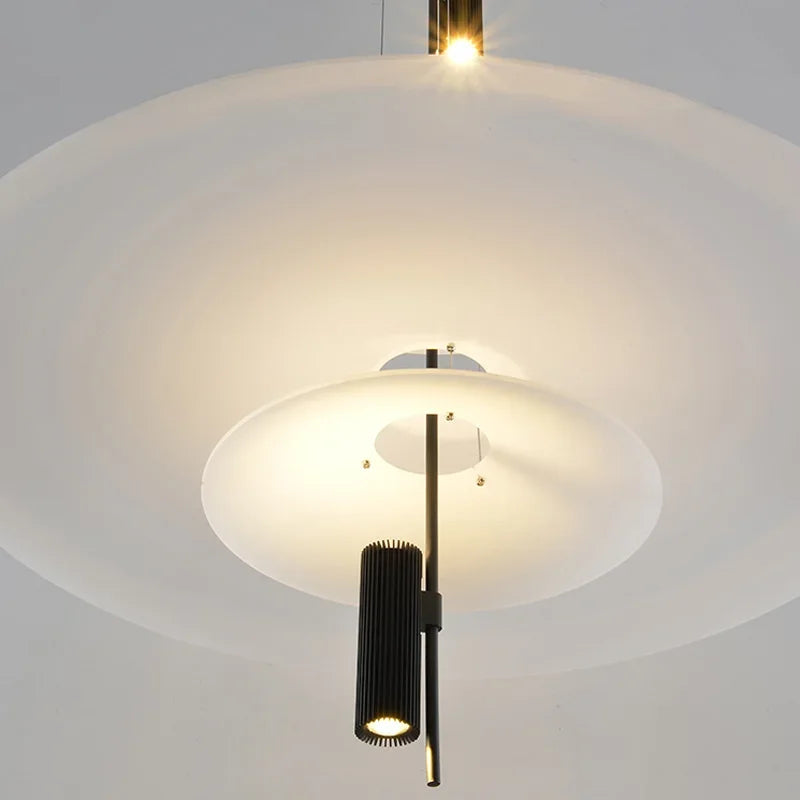 Modern Saucer Style Chandeliers