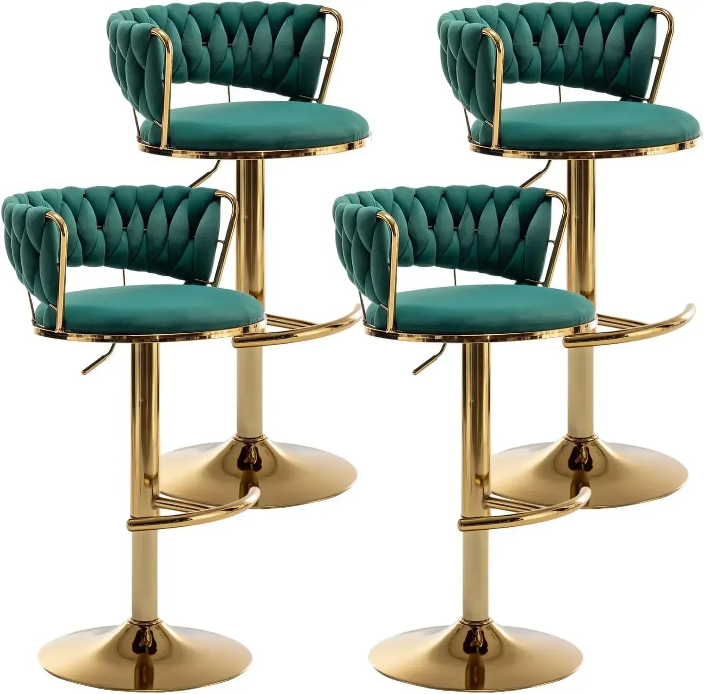 Modern Black Uphosltered Bar Stool