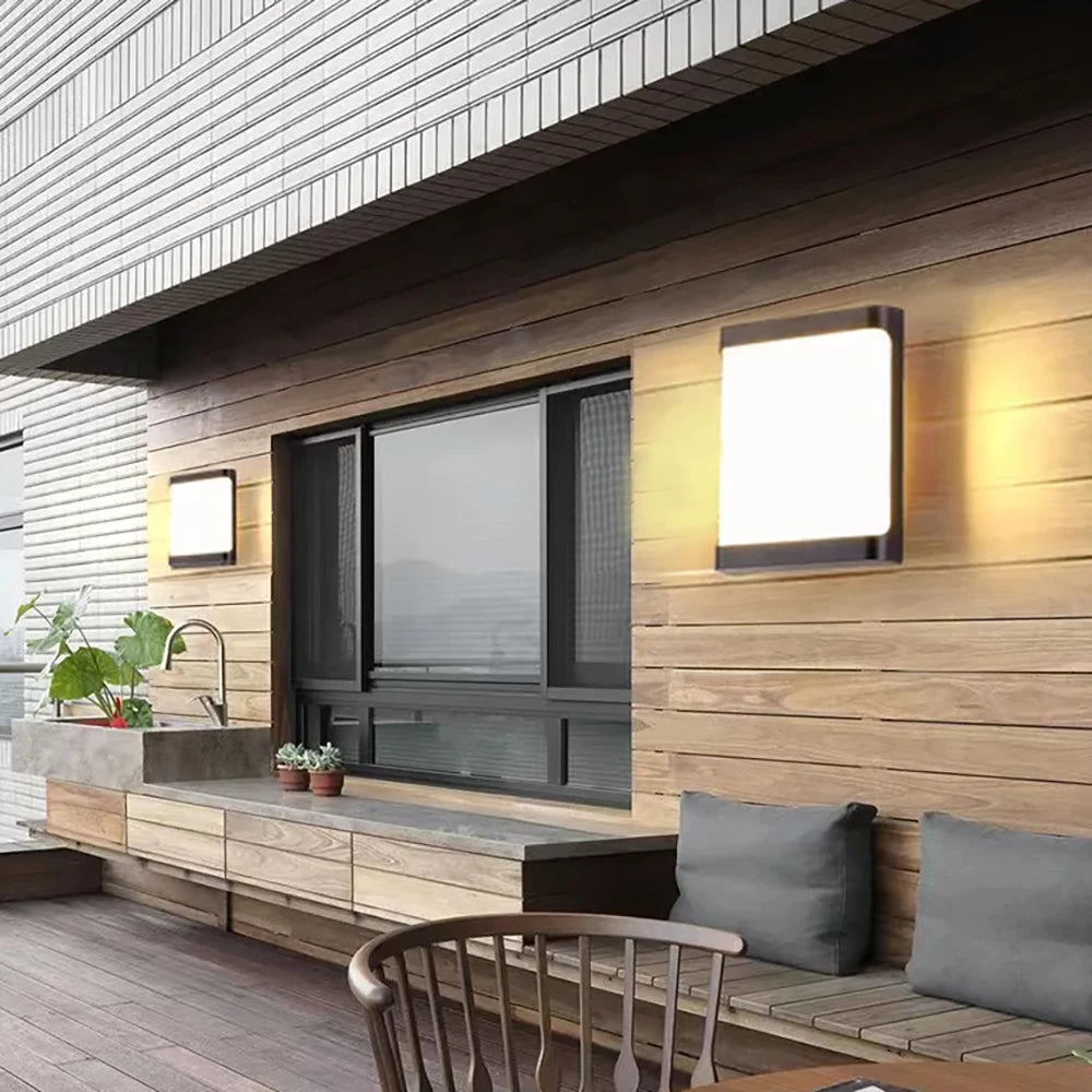 Modern LED Wall Lamp Outdoor Waterproof Wall Sconce