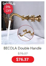 Becola Basin Sink Bathroom Faucet Deck Mounted Hot Cold Water Basin Mixer Taps Brush Golden Matte Black Lavatory Sink Tap Crane