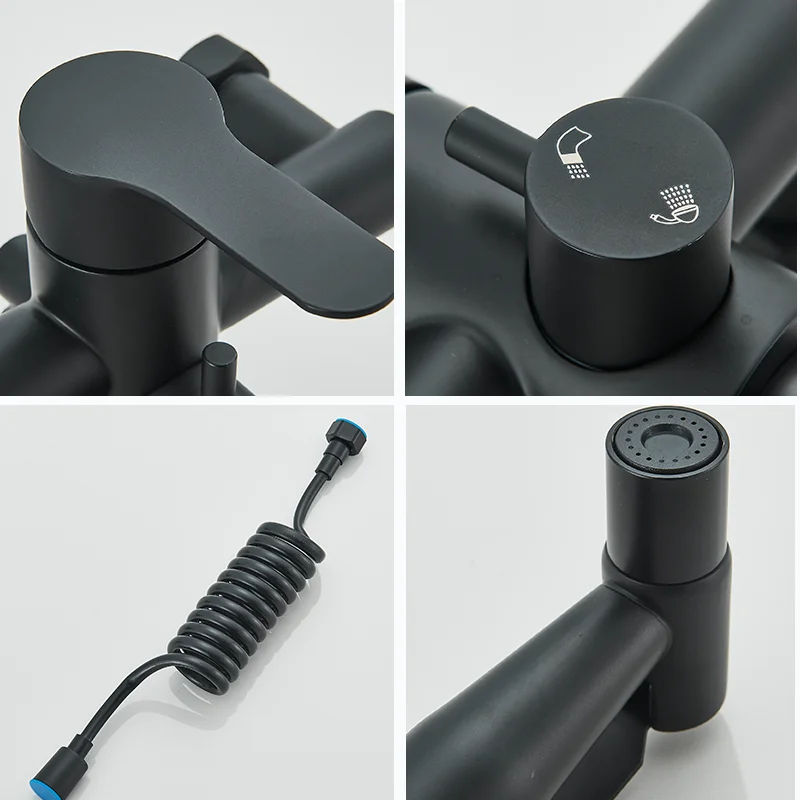 Kitchen Faucet With Bidet Hot And Cold Faucets Folding Water Spout Little Hand Spray Concealed Installion Kitchen Tap Sink Crane