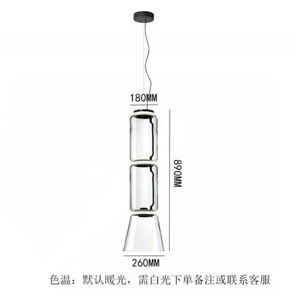 Noctambule Pendant light Nordic glass hanging light for Dining Room Designer lamp Home room decoration Noctambule Floor Lamp