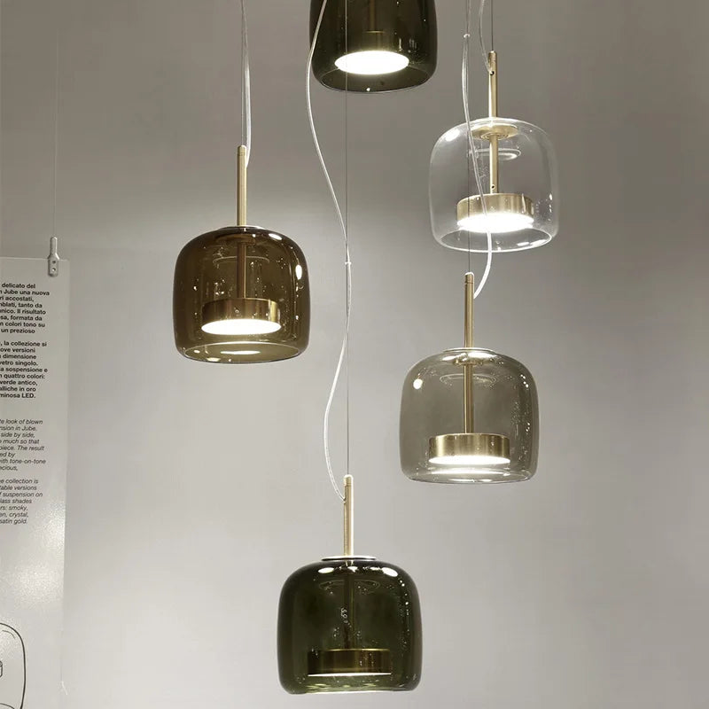 Nordic Glass Cover LED Pendant Lights