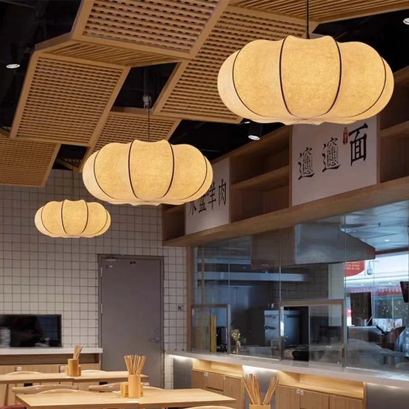 Cirrus Pendant light Special-shaped Silk Lights Creative Design wabi sabi light  for Living Room Dining Room office desk light