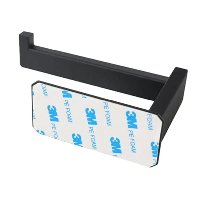 304 Stainless Steel Toilet Roll Holder no drill Self Adhesive Tissue Paper Towel Roll Dispenser Kitchen Bathroom Hardware Gold