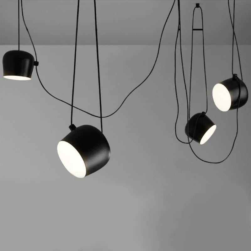 Modern LED Drum Pendant Lamp