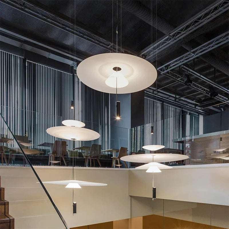 Modern Saucer Style Chandeliers