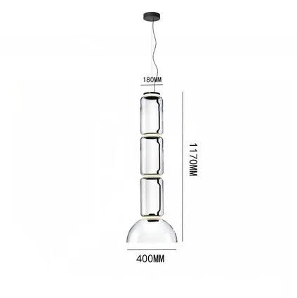 Noctambule Pendant light Nordic glass hanging light for Dining Room Designer lamp Home room decoration Noctambule Floor Lamp