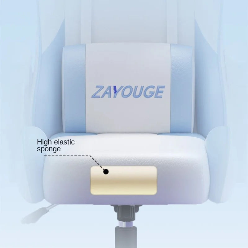 Reclining Gaming Chair with Swivel and Caster Options