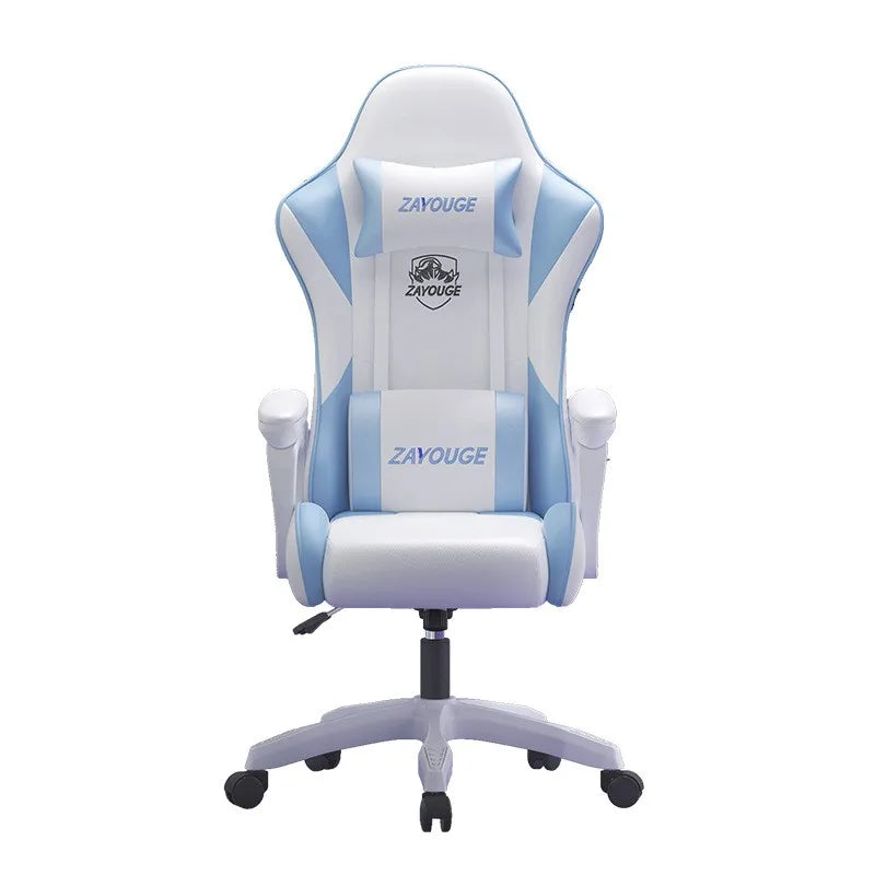 Reclining Gaming Chair with Swivel and Caster Options