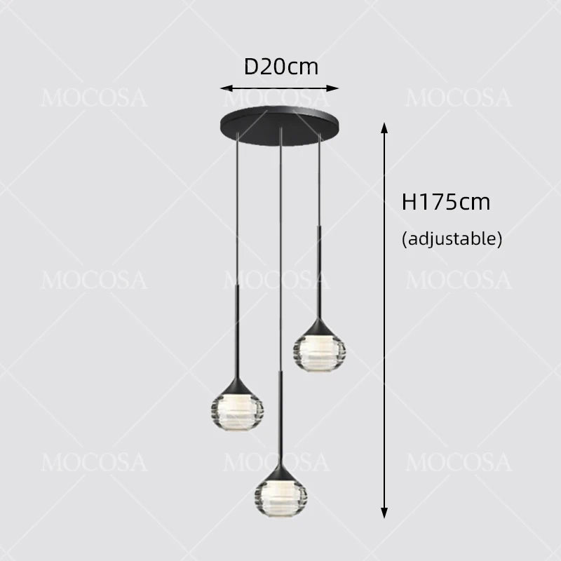 Water Drop LED Pendant Light