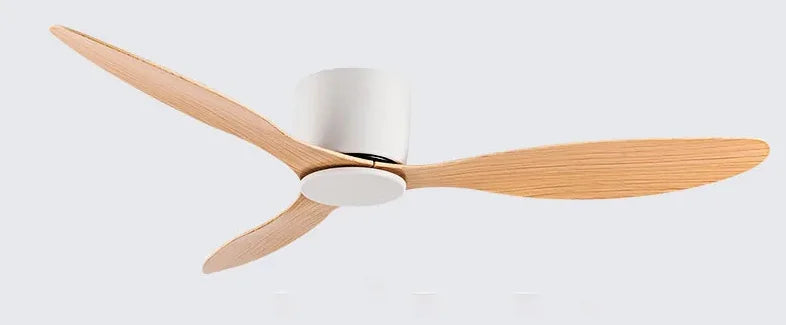 42 52 Inch Ceiling Fan DC Motor 6 Speeds  Remote Control Timing Fans 20CM Low Floor Loft Remote Control Lux&vitae Fan No Lights