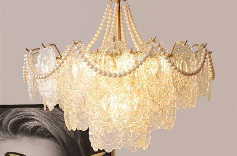 French Light Luxury Crystal Chandelier