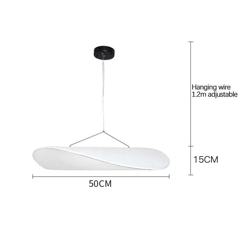 Nordic Modern Silk Fabric Chandeliers Creative Design Led Lamp for Living Dining Room Lustre Salon Lighting Suspension Luminaire