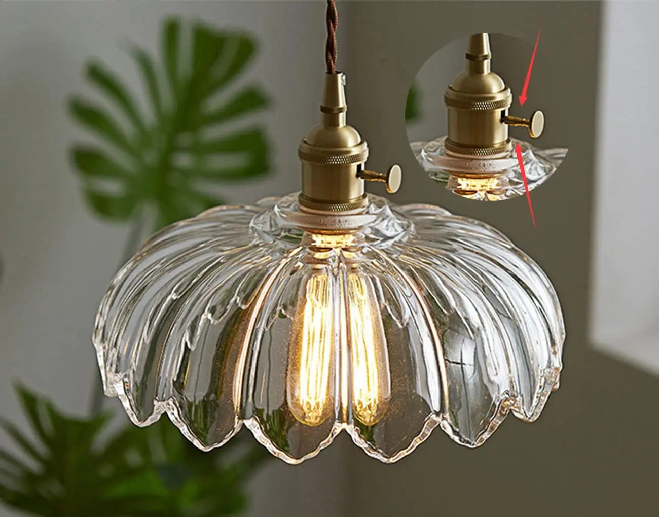 Modern Glass Island Hanging Lamp