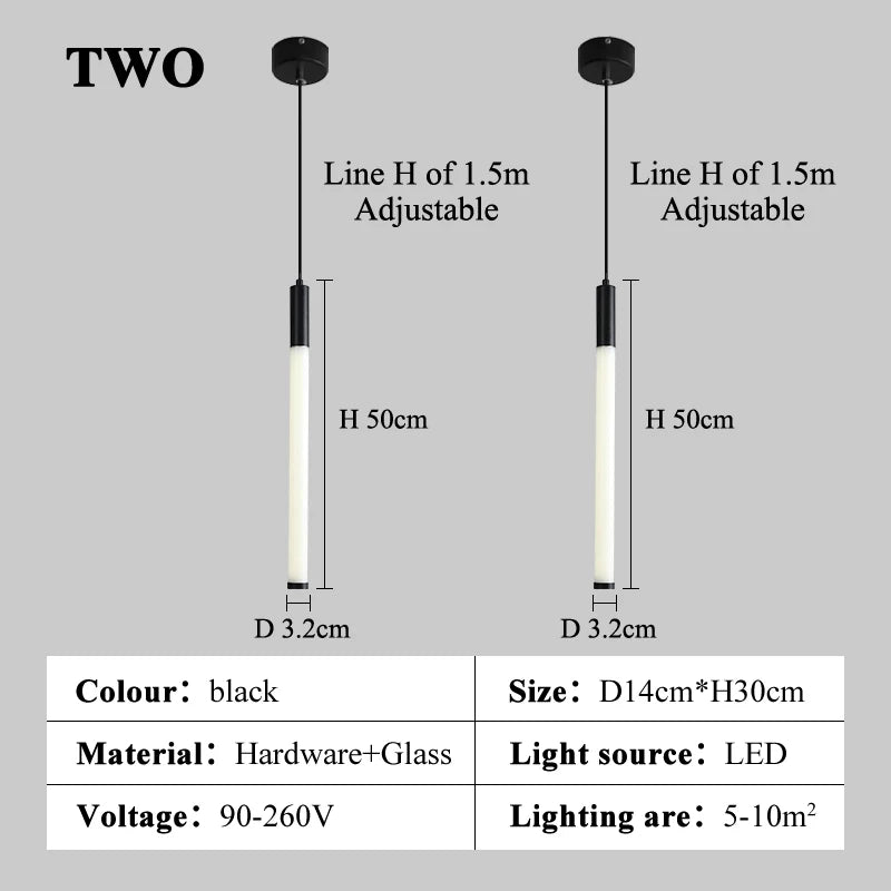 Long Staircase Pendant Light Modern Nordic Ceiling Light
