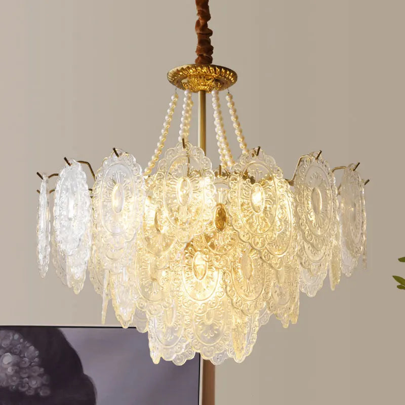 French Light Luxury Crystal Chandelier