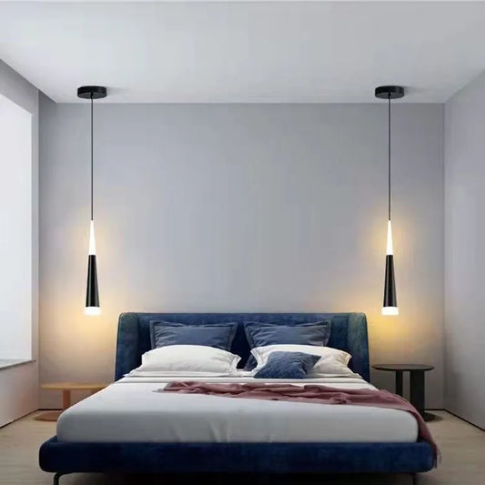 Nordic Long Hanging Wire LED Pendant Lamp